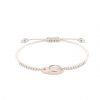 Shankla white gold pink bracelet